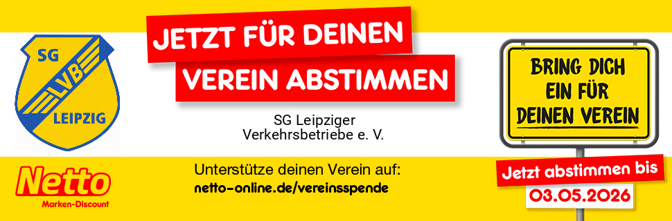 Netto Vereinsspende: Jetzt für SG LVB abstimmen