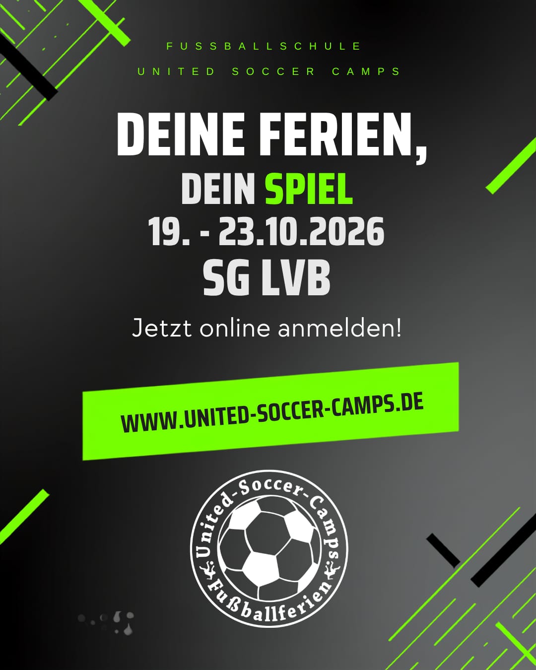 🏆  DEINE FERIEN. DEIN SPIEL. 19.-23.10.26 ⚽